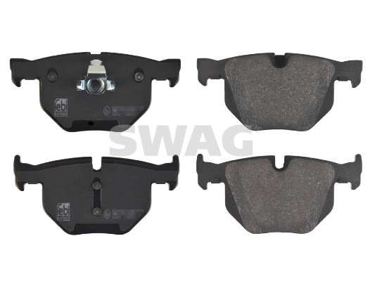 set placute frana,frana disc 20 91 6466 SWAG
